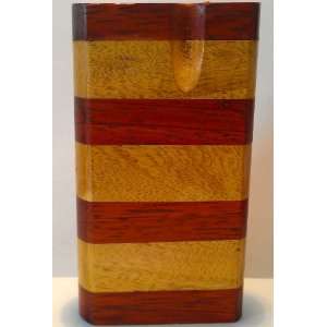   Earthly Horizon Teak Wood 4 x 2 Dugout with Tobacco Taste One Hitter