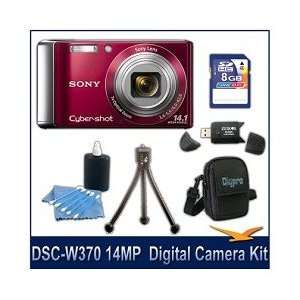  Sony DSC W370 14.1MP Digital Camera with 7x Wide Angle 