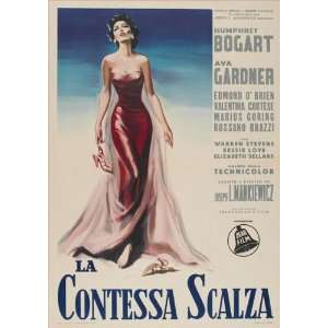  Barefoot Contessa Poster Italian 27x40 Ava Gardner 