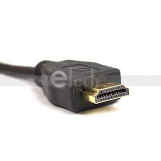   6ft Gold HDMI Male to VGA Male Cable Cord For Monitor Lcd Plasma Hdtv