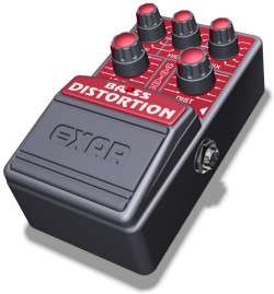 EXAR/BASS DISTORTION handmade analog pedal/the producer  