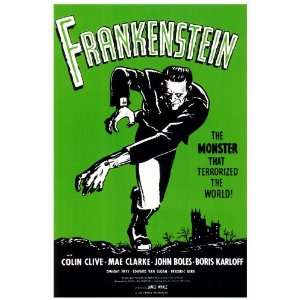    Frankenstein 1931 27x40 Style B MOVIE POSTER