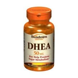DHEA 50 Mg Energy Enhance Dietary Supplement Tablets, By Sundown   60 