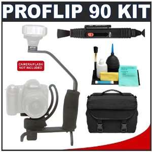  Stratos ProFlip 90 Camera Flip Flash Bracket + Case 