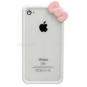  Duty Bumper Frame Skin Case Cover With Kitty Style Bow For iPhone 
