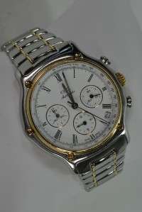 Mens Ebel Automatic Collection Chronograph Two Toned 18k YG & SS 