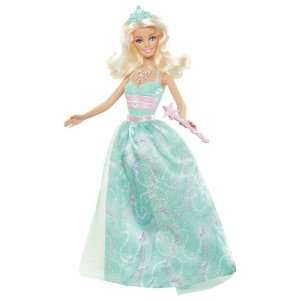  Barbie Princess Barbie Green Dress Doll   2012 Version 