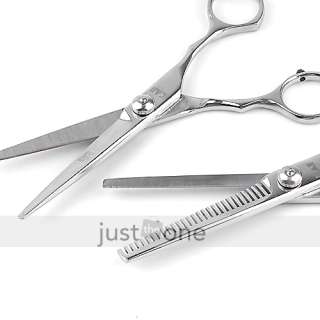   Stainless Haircutting Thinning Hair Cut Barber Scissor Tool Set  