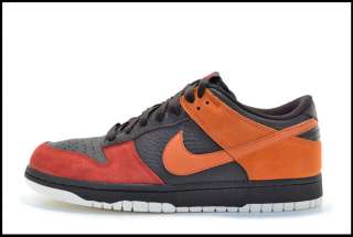 318020 082] Nike Dunk Low CL Tar Orange Blaze Varsity Red  