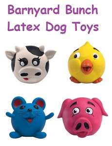 BARNYARD BUNCH Latex Toys for Dogs     