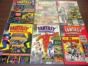   MASTERPIECES #2,4,5,6,7,10 Marvel Comics 1966 TIMELY PRE HERO lot