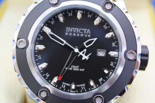 Mens Invicta 6177 Reserve Subaqua Specialty Black GMT Swiss Watch New