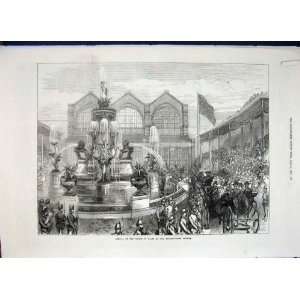 Bethnal Green Museum Ascot Races Race London 1872 Print 