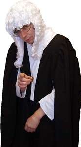 Victorian/Edwardian JUDGE/BARRISTER GOWN & WIG COSTUME  
