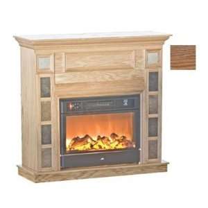   44 in. Fireplace Mantel with Tile   Sandy Oak