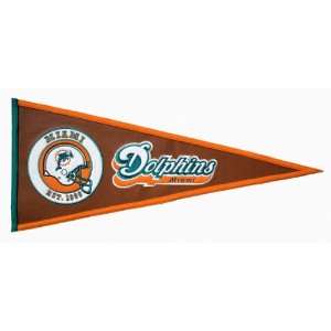  Miami Dolphins Pigskin Pennant