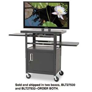  BALT 27530   Height Adjustable Flat Panel TV Cart, 4 Shelf 