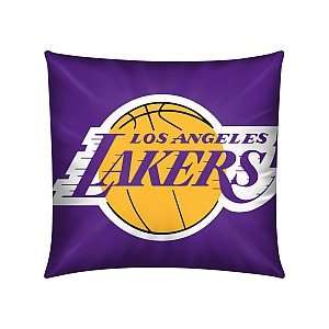 Los Angeles Lakers 16x16 Embroidered Plush Pillow  Sports 