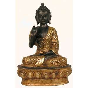  Tibetan Bronze Gilt Statue Buddha 