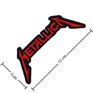 com The Metallica Music Band Logo Ii Embroidered Iron on Patches Free 