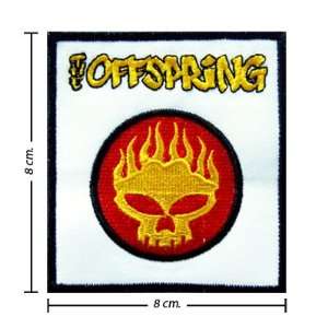 The Offspring Patch Music Band Logo I Embroidered Iron on Patches Free 
