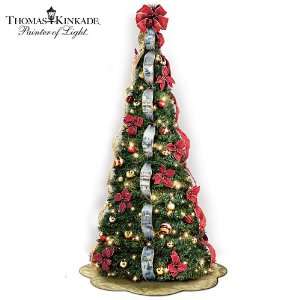  Thomas Kinkade Pre Lit Pull Up Christmas Tree Wondrous 