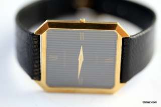 Vintage Jean Lassale Wrist Watch Gold Worlds Thinnest  