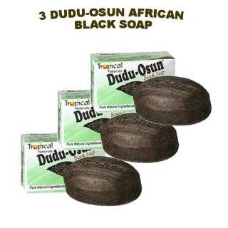 Dudu Osun African Black Soap (100% Pure) Pack of 3