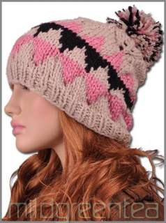 SH578 Cute Sphere Crochet Pattern Warm Beanie Hat Cosy Newsboy Vogue 