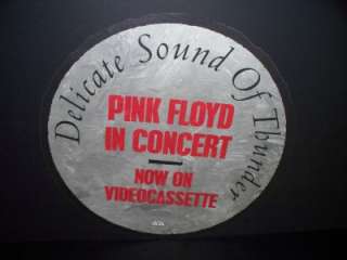 PINK FLOYD DELICATE SOUND OF THUNDER PROMO POSTER FLAT  