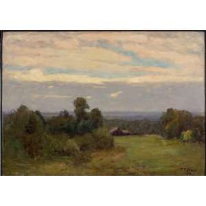   Theodore Clement Steele   24 x 16 inches   Evening (A Gray Day) Home