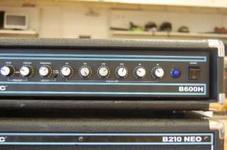 Acoustic B600H Bass Amp Head and B120 NEO Bass SPeaker Black LOCAL 