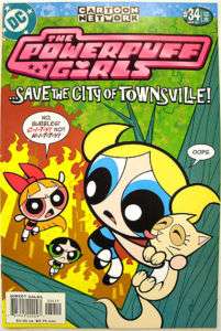 POWERPUFF GIRLS Comic # 34 SPELLING BEE Fight SOLD OUT  