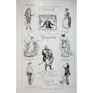  1906 Aldwych Theatre Costumes Bath Buns Comedy Punch