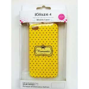  Iphone 4 Case (Yellow Dot) Cell Phones & Accessories