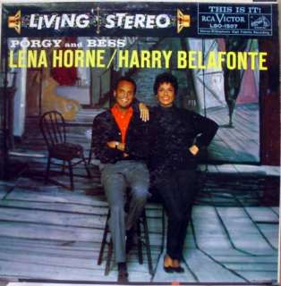 LENA HORNE HARRY BELAFONTE porgy & bess LP VG+ LSO 1507 1s/1s 1959 DG 