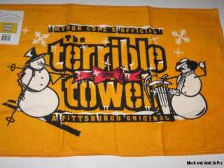   NFL Official Myron Copes Terrible Towel Snowman Limited Edition NEW
