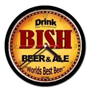  BISH beer and ale cerveza wall clock 