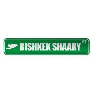   BISHKEK SHAARY ST  STREET SIGN CITY KYRGYZSTAN