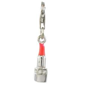   Lipstick Clip on Charm for Thomas Sabo style bracelets and necklaces