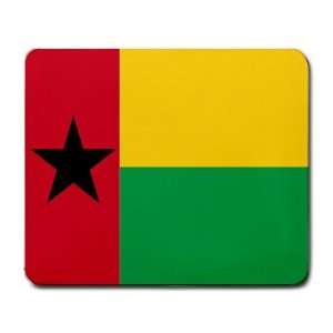 Guinea Bissau Flag Mouse Pad