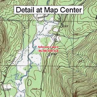  USGS Topographic Quadrangle Map   Schroon Lake L, New York 