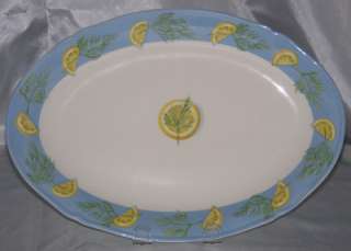 NEW Small Oval Platter Belle île Pattern From GIEN  