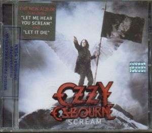 OZZY OSBOURNE, SCREAM. FACTORY SEALED CD. In English.