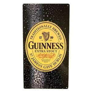  Guinness Bottle Extra Stout Label Beer Bar Metal Sign 