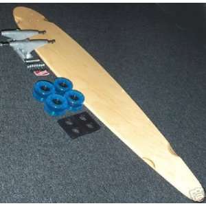  Blank Carve One Longboard Skateboard Complete Nat/Blue 