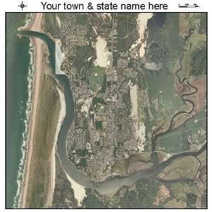    Aerial Photography Map of Florence, Oregon 2011 OR 