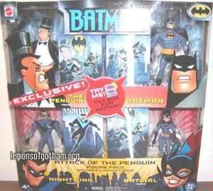 Attack of the Penguin Action Figure 4 Pack Penguin, Batman, Nightwing 