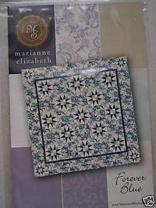 Forever Blue Quilt Pattern by Marianne Elizabeth  