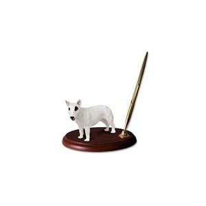  Bull Terrier (white) Dog Pen Set